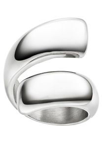 Jobo Damen Fingerring "offen", 58, Edelstahl, silber, Edelstahl, Fingerringe, aus Edelstahl