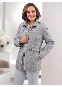 CLASSIC Damen Steppjacke, grau, Gr. 44, unifarben, 100% Polyester, Wattierung:100% Polyester, Jacken