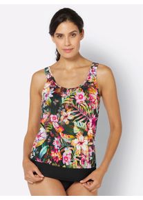 feel good Damen Tankini-Top, bunt, Gr. 40, Elasthan, Polyamid, Bikini-Oberteile