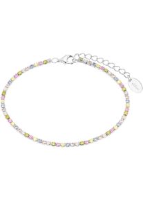 s.Oliver Damen Armband "Regenbogen Design, 2037838", Silber 925 (Sterlingsilber), silber, Silber 925 (Sterlingsilber), Armbänder, mit Zirkonia