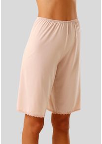 Nuance Damen Hosenunterrock, Gr. 44, beige, Microfaser, Obermaterial: 90% Polyamid, 10% Elasthan, Unterhosen, aus weich, fließendem Material