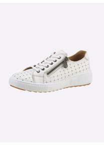 Casual Looks Damen Sneaker, Gr. 40, weiß, Glattleder, sportlich, Schuhe