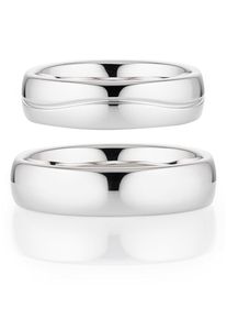 Bruno Banani Trauring "Schmuck Geschenk Ehering Hochzeit Damenring Herrenring", 66, Silber 925 (Sterlingsilber), 5,5mm, silber, Silber 925