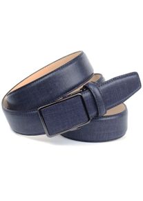 Anthoni Crown Damen Ledergürtel, blau, modisch, Gr. 85, unifarben, Leder, Gürtel