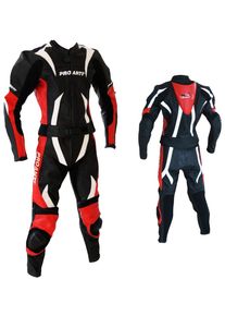 PROANTI Motorradkombi, 50, N-Gr, weiß, Overalls, aus Leder