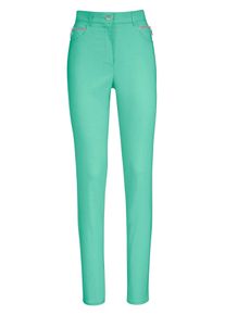 Stehmann Damen Stretch-Hose, grün, Gr. 76, unifarben, 72% Viskose, 25% Polyamid, 3% Elasthan, Hosen