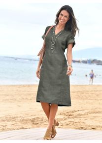 Casual Looks Damen Sommerkleid "Kleid", grün, Gr. 40, unifarben, 100% Lyocell, Kleider