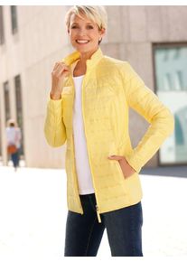 Classic Basics Damen Steppjacke, gelb, Gr. 40, unifarben, 100% Polyester, Jacken