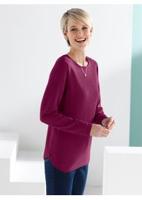 Classic Basics Damen Strickpullover "Pullover", rot, Gr. 54, unifarben, 100% Baumwolle, Pullover