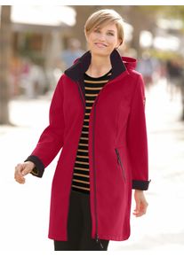 Casual Looks Damen Softshelljacke, rot, Gr. 19, unifarben, 94% Polyester, 6% Elasthan, Jacken