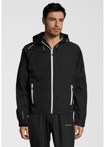 WHISTLER Herren Trainingsjacke "Evarts", schwarz, sportlich, Gr. S, mehrfarbig, 100% Polyester, Jacken, mit 10000 Wassersäule