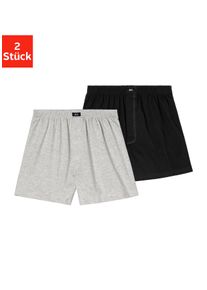 H.I.S. H.I.S Herren Weiter Boxer, Gr. XS, schwarz, Jersey, Obermaterial: 95% Baumwolle, 5% Elasthan, unifarben, Unterhosen, aus weicher Single Jersey Ware