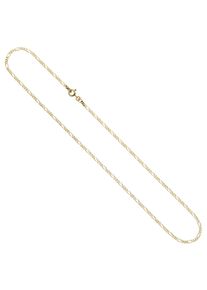 Jobo Damen Goldkette, Gelbgold 333, L: 45cm, gold, Gelbgold 333, Halsketten, Figarokette 333 Gold massiv 45 cm 2,3 mm