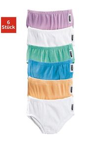 Petite Fleur Kinder Slip, Gr. 104, bunt, Piquu00e9, Obermaterial: 95% Baumwolle, 5% Elasthan, unifarben, Unterhosen, bequemer Basic, angenehm zu