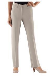 CLASSIC Damen Webhose, grau, Gr. 195, unifarben, 95% Polyester, 5% Elasthan, Hosen