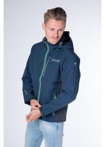 DEPROC Active Herren Softshelljacke "NUNAVUT MEN II", blau, sportlich, Gr. XXL, 96% Polyester; 4% Elastan mit TPU Membrane, Jacken, auch in Großen