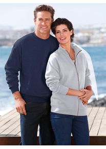 Herren Sweatjacke, grau, Gr. 4, Fruit of the Loom, 70% Baumwolle, 30% Polyester, Sweatjacken