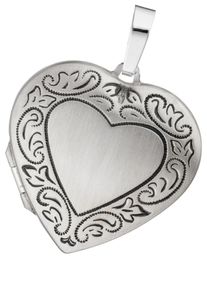 Jobo Damen Medallion-Anhänger "Anhänger Medaillon Herz", Silber 925 (Sterlingsilber), silber, Silber 925 (Sterlingsilber), Schmuckanhänger, 925
