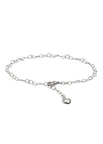 Firetti Fußkette "Schmuck Geschenk Silber 925 Herzen", Silber 925 (Sterlingsilber), silber, Silber 925 (Sterlingsilber), Fußkettchen