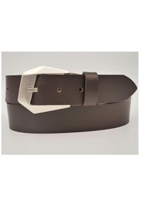 AnnaMatoni Damen Ledergürtel, braun, casual, Gr. 80, unifarben, Rindsleder, Gürtel, mit silberner Schließe
