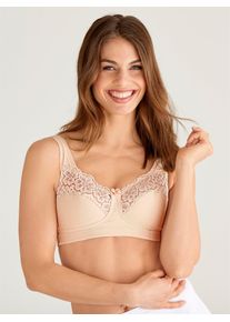 Damen Bügelloser BH, Swegmark of Sweden, Gr. 85, beige, 95% Baumwolle, 5% Elasthan, BHs