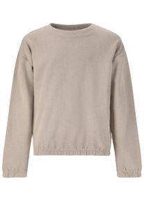 Endurance Herren Sweatshirt "Castall", braun, casual, Gr. 152, unifarben, 100% Polyester, Sweatshirts, mit elastischen Ärmelbündchen