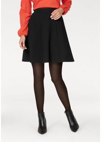 Damen Jerseyrock, schwarz, feminin, Gr. 44, Aniston SELECTED, unifarben, Jersey, Obermaterial: 60% Polyester, 35% Viskose, 5% Elasthan, Röcke, mit