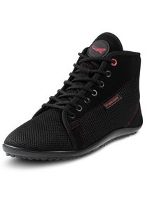 Leguano Damen Barfußschuh "AKTIVE ALASCO", Gr. 42, schwarz, Textil, sportlich, Schuhe, Bequemschuh, Schnürboots für das Barfuß-Lauferlebnis