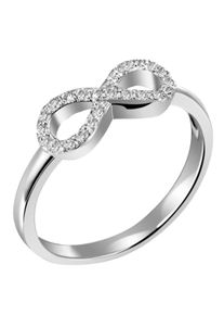 Firetti Damen Fingerring "Schmuck Geschenk Silber 925 Silberring Infinity/Unendlichkeit", 54, Silber 925 (Sterlingsilber), 1,85mm, silber, Silber 925