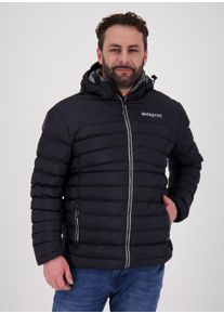 DEPROC Active Herren Steppjacke "GILMOUR II M", grau, sportlich, Gr. M, 100% Polyester, Jacken, auch in Großen Größen erhältlich