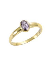 Vivance Damen Fingerring "333/- Gelbgold mit Amethyst", 056 (17,8), Gold, gelb, Gold, Fingerringe