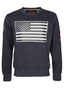 Top Gun Herren Sweatshirt "Game TG20191027", blau, Gr. S, Obermaterial: 65% Baumwolle / 35% Polyester, Sweatshirts