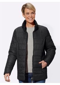 Casual Looks Damen Steppjacke, schwarz, Gr. 38, unifarben, 100% Polyester, Jacken