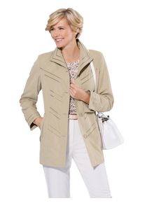 CLASSIC Damen Funktionsjacke, beige, Gr. 20, unifarben, 89% Polyester, 11% Polyamid, Jacken