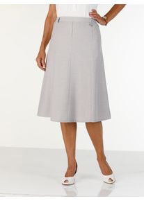 CLASSIC Damen Schlupfrock, grau, Gr. 40, meliert, 100% Polyester, Röcke