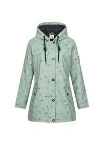 DEPROC Active Damen Regenjacke "Friesennerz HALIFAX UMBRELLA", grau, casual, Gr. 50, Obermaterial: 100% Polyurethan; Futter: 100% Polyester, Jacken,