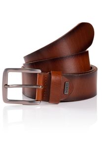 MONTI Damen Ledergürtel "BOSTON", braun, casual, Gr. 90, unifarben, Rindsleder, Gürtel, in rustikaler Optik