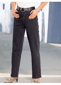 CLASSIC Damen Bequeme Jeans, schwarz, Gr. 18, unifarben, 78% Baumwolle, 20% Polyester, 2% Elasthan, Jeans