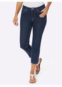 Casual Looks Damen 7/8-Jeans, blau, Gr. 20, unifarben, 81% Baumwolle, 17% Polyester, 2% Elasthan, Jeans