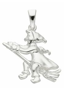 Adelia´s ADELIA ́S Damen Ketten-Anhänger "925 Silber Anhänger Hexe", Silber 925 (Sterlingsilber), silber, Silber 925 (Sterlingsilber), Schmuckanhänger, 925