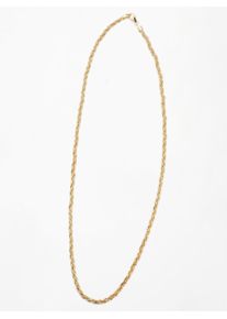 Lady Damen Panzerkette, 45, Metall-Gold, L: 45cm, silber, Metall, Gold, Halsketten