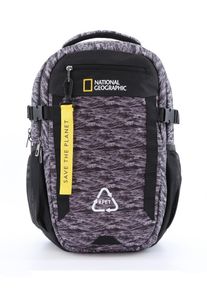 Cityrucksack "Natural", National Geographic, bunt, Kunstfaser, Rucksäcke, aus recycletem Polyester
