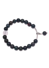 Firetti Damen Charm-Armband "Schmuck Geschenk Silber 925 Armkette Charmarmband Sternzeichen", 20, Fische, Silber 925 (Sterlingsilber)-Silikon, blau,