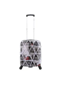 Saxoline Koffer "Cities", bunt, bedruckt, elegant, Koffer, mit voll integriertem Aluminium-Trolley-System