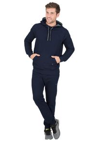 TRIGEMA Herren Jogginganzug "TRIGEMA Jogginganzug aus Biobaumwolle", blau, casual, Gr. XL, 75% Baumwolle (Biobaumwolle kbA), 25% Baumwolle
