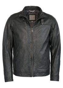JCC Herren Lederjacke "3102240", grau, Gr. 58, Oberstoff: 100% Lammleder / Innenfutter oben: 100% Polyester / Innenfutter unten: 100% Baumwolle /