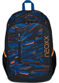 neoxx Kinder Schulrucksack "Flow, Streetlight", schwarz, Polyester, Rucksäcke, teilweise aus recyceltem Material