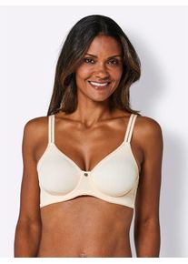 wäschepur WÄSCHEPUR Damen Bügel-BH, Gr. 80, beige, 75% Polyamid, 15% Polyester, 10% Elasthan, BHs