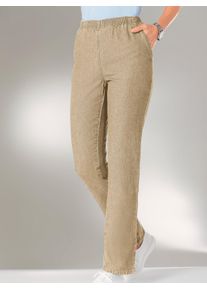 Classic Basics Damen Schlupfjeans, beige, Gr. 40, unifarben, 100% Baumwolle, Jeans