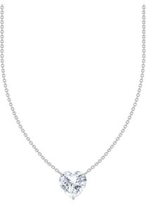 Thomas Sabo Damen Kette mit Anhänger "großer Herz-Anhänger, KE2211-051-14-L45V, KE2211-051-9-L45V", 45, Silber 925 (Sterlingsilber), bunt, Silber 925